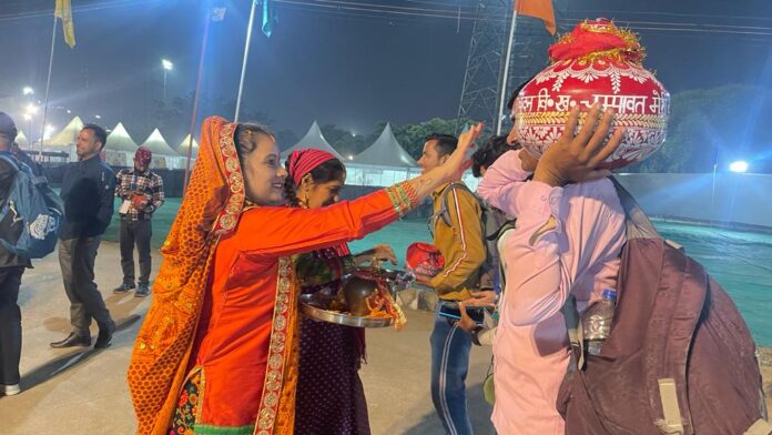 Amrit Kalash reached Delhi
