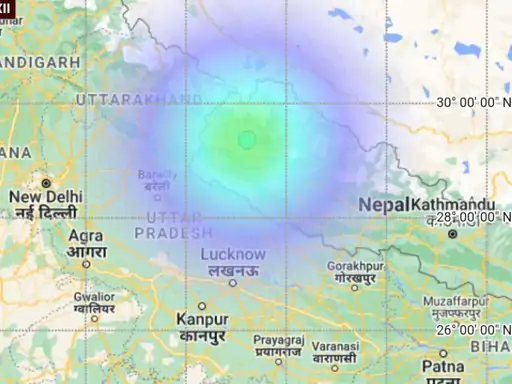 Earthquake tremors felt in Delhi-NCR as well as Uttarakhand