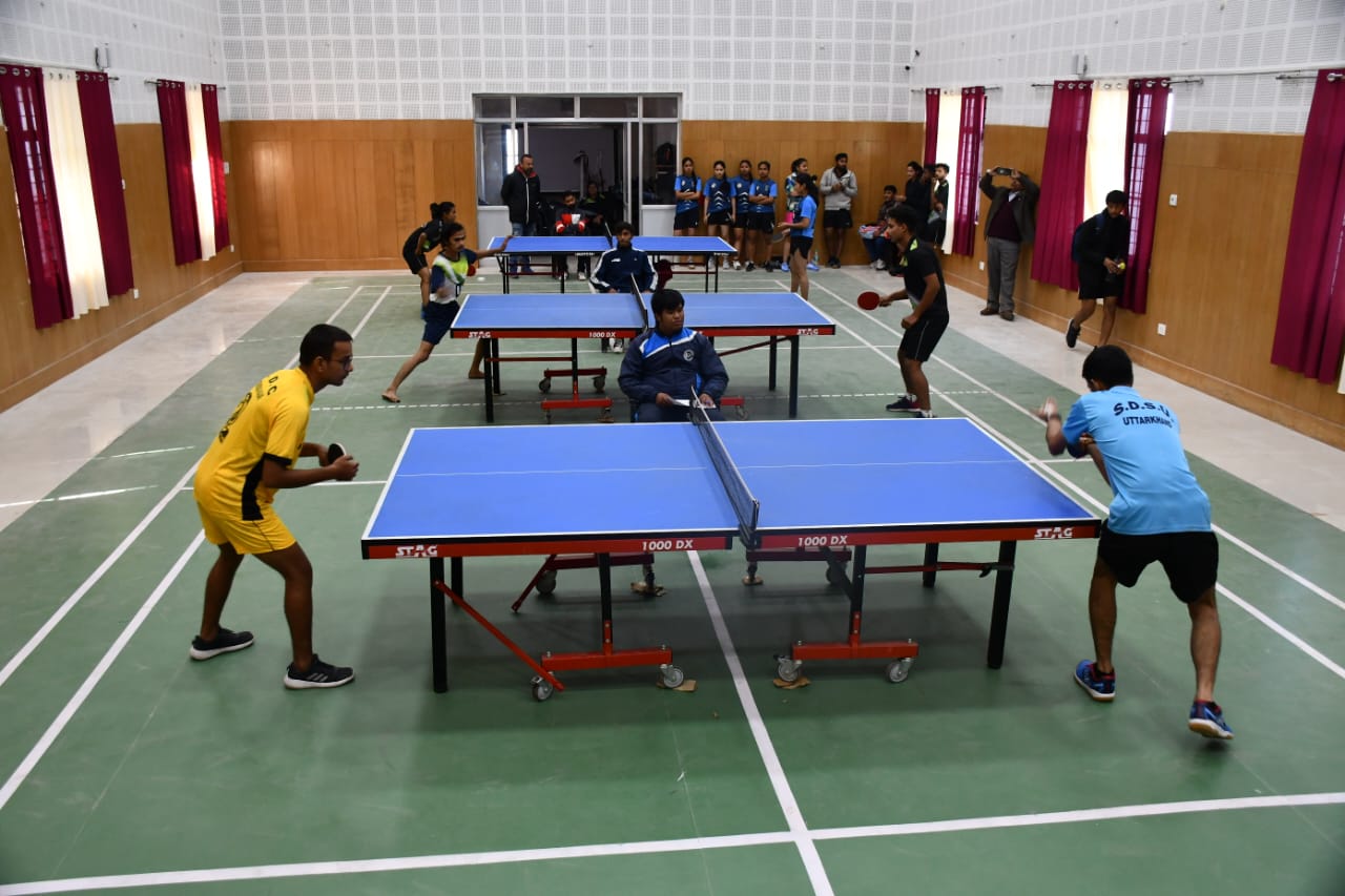 Inter college table tennis competition organized