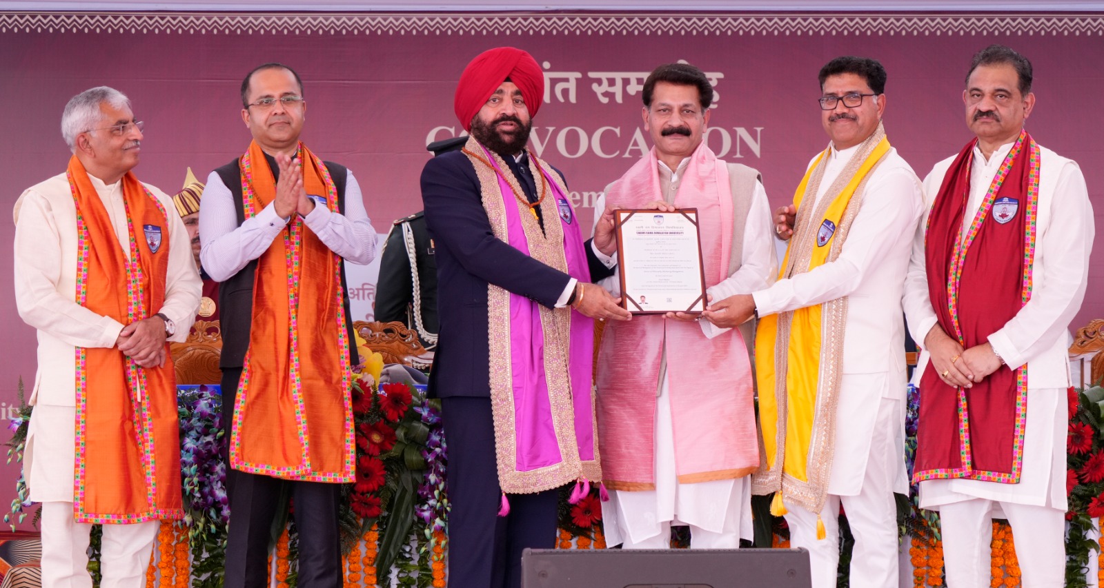 Governor awards degrees and gold medals to students of Himalayan University