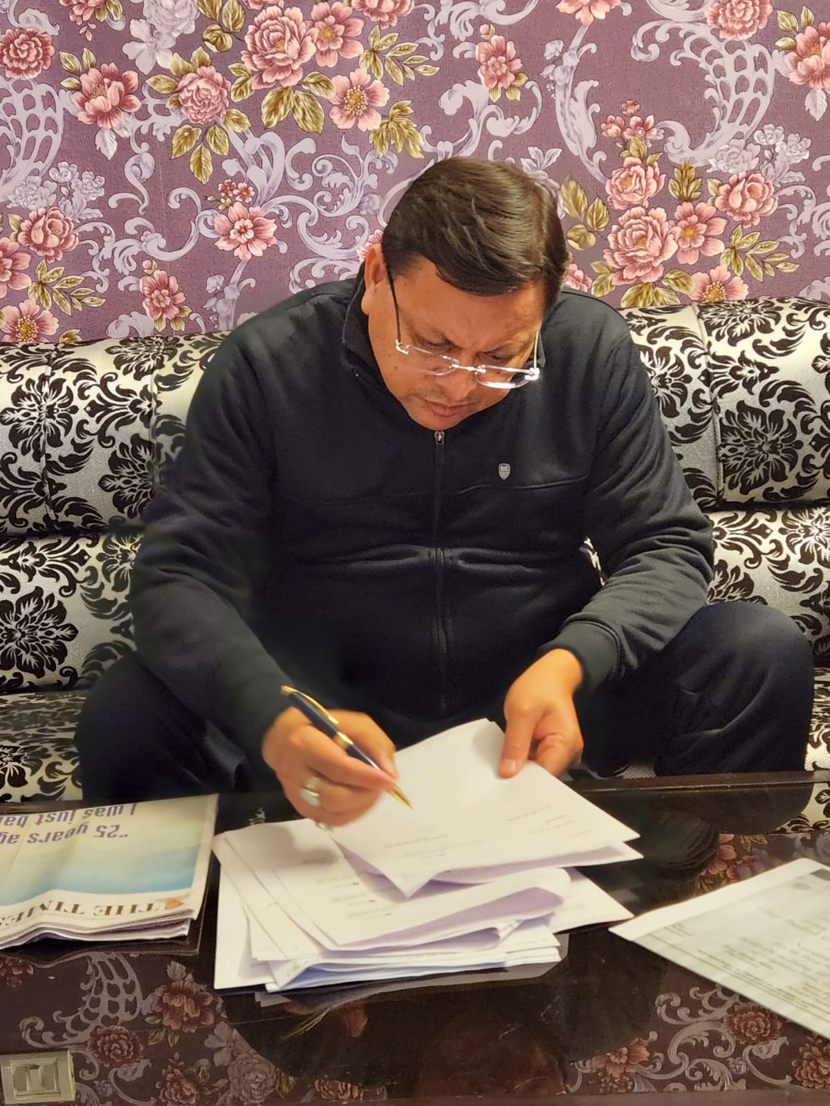 CM disposed of government files from Matali temporary camp office itself.