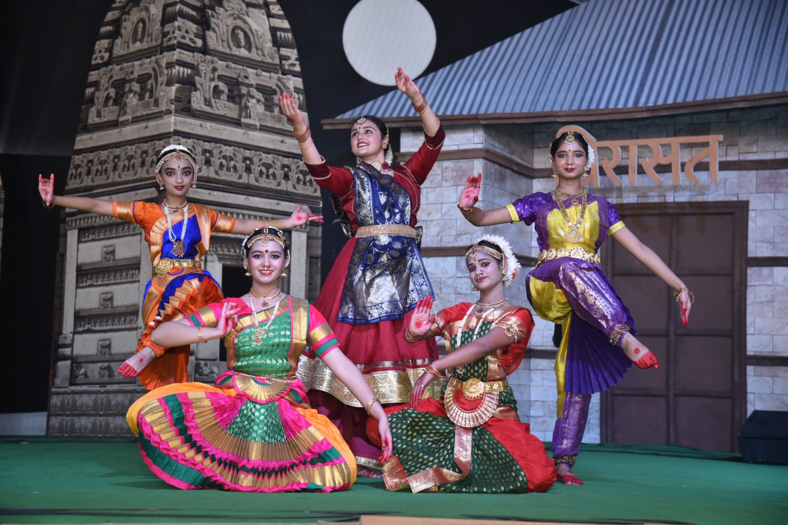 The fifth day of Virasat Art and Heritage Festival started with Virasat Sadhana program.