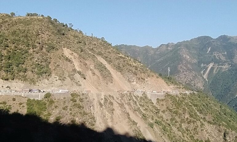  Badrinath Highway near Teen Dhara closed