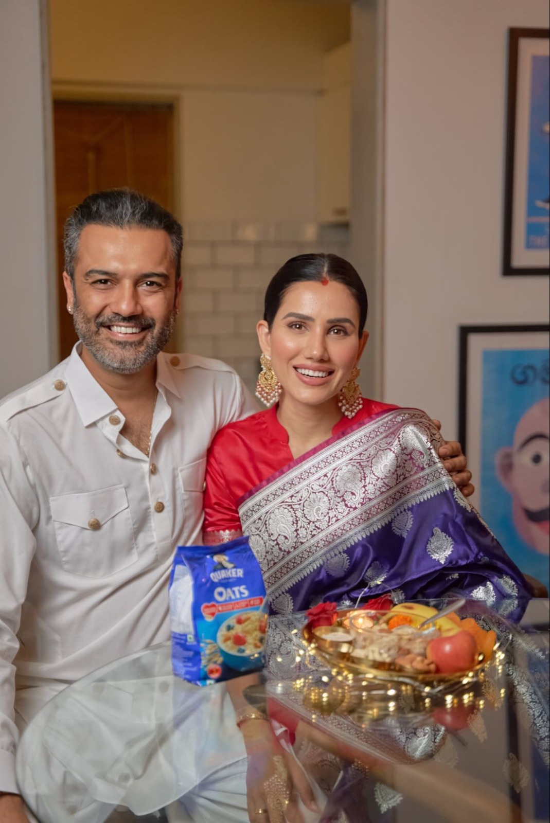 Sonali Seygall celebrates heart-touching first Karva Chauth