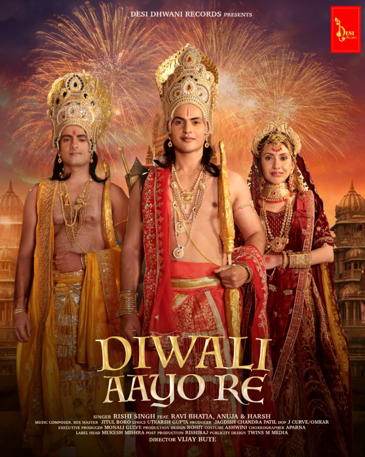 Desi Dhvani Records released its new song "Diwali Ayo Re" on the occasion of Diwali.