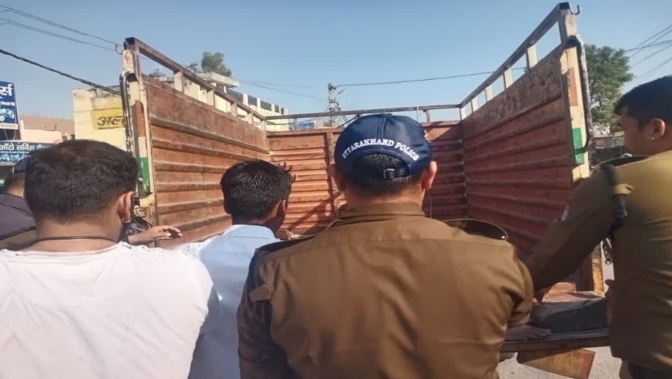 Speeding truck crushes two, one dies