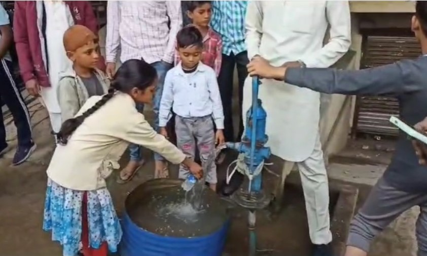 After the earthquake, water started coming out from the tap that was closed, people considered it a miracle.