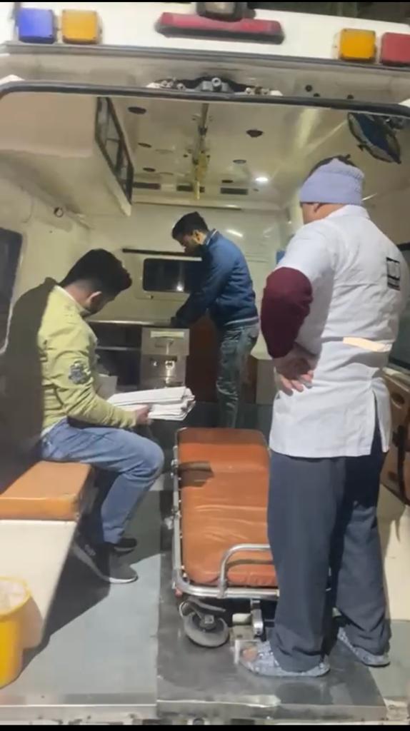 Inspection was done by Abhishek Sodi, District Program Officer of 108 Emergency Services Pauri.