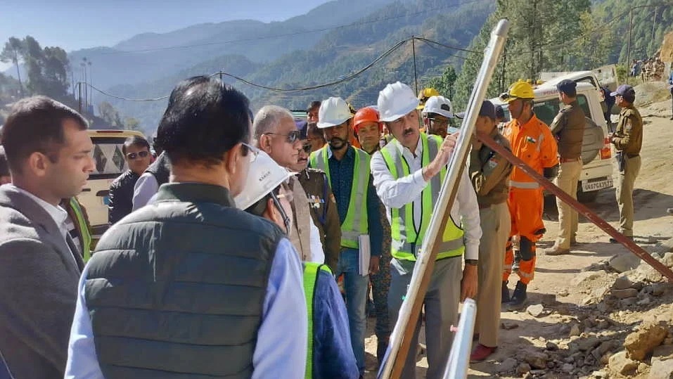 Union Minister of State reached Uttarkashi, drilling work started in the tunnel