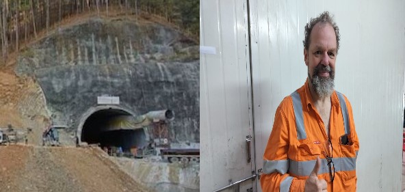 International level tunnel expert Arnold Dix reached Silkyara