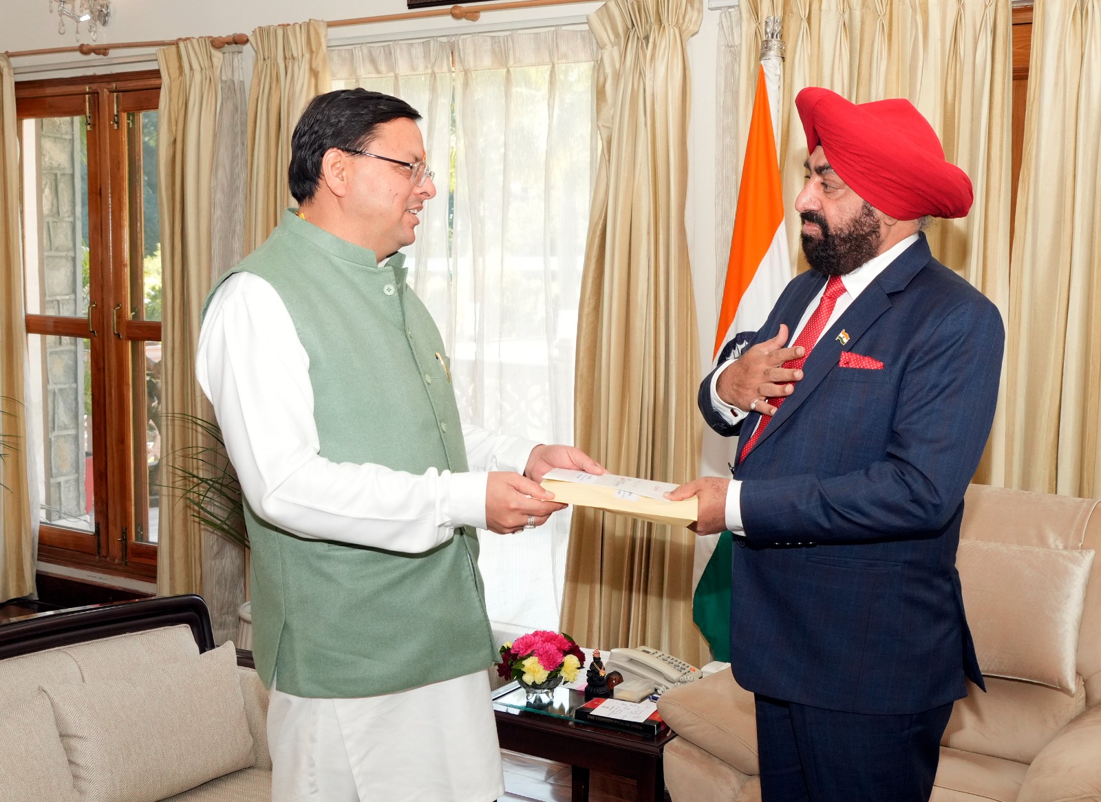 CM invites Governor for Global Investors Summit