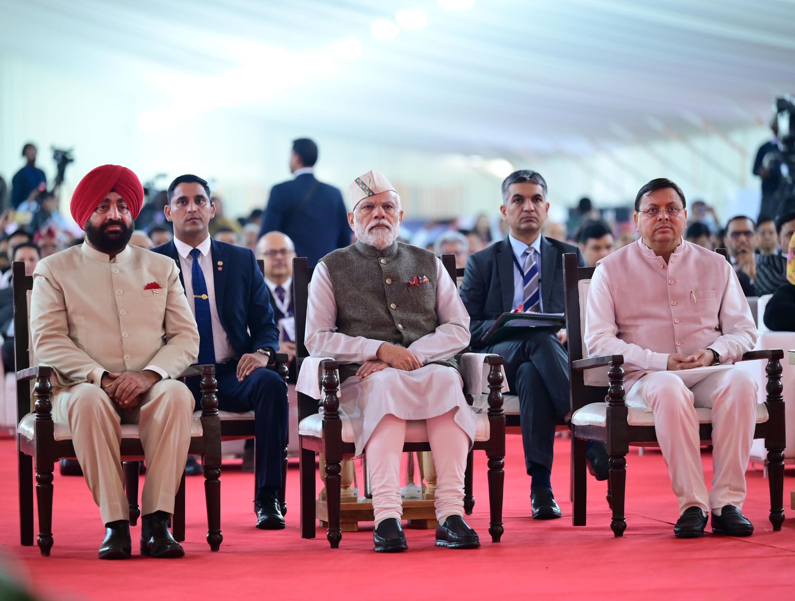 PM praised the work of Chief Minister Dhami