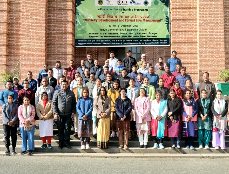 Training program organized on nursery development and forest fire management
