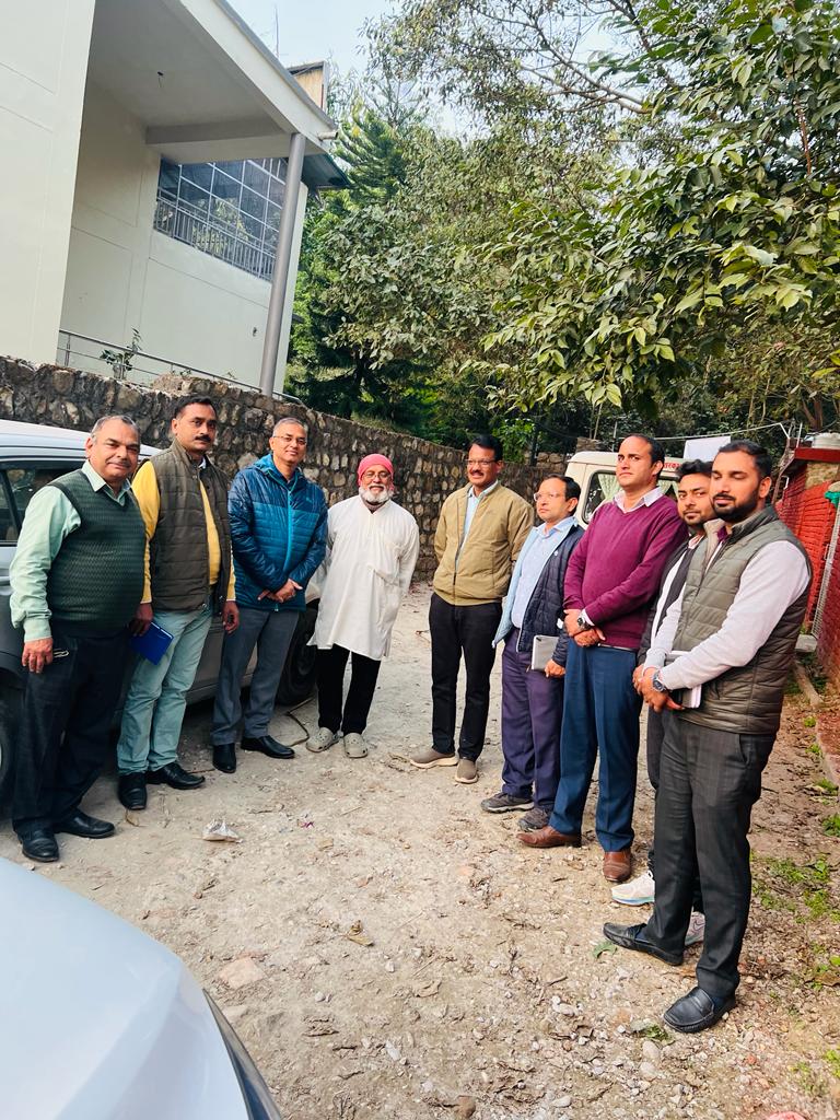 Central nodal officers inspected rain water conservation and promotion works