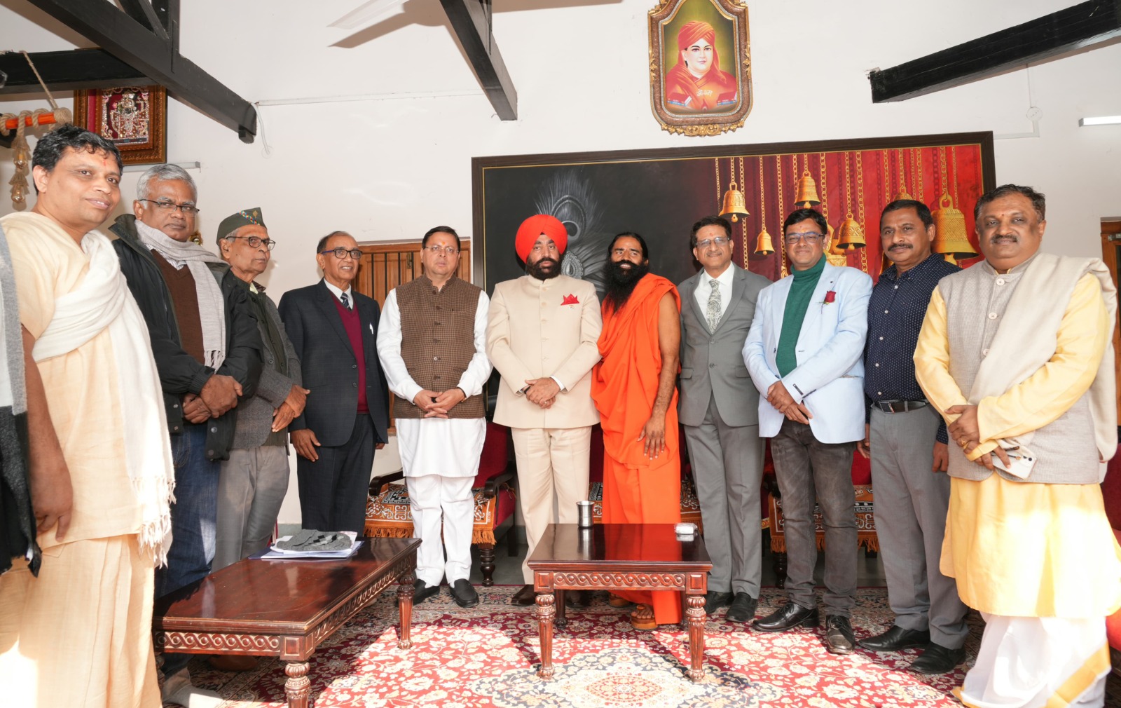 Governor and CM visited Patanjali