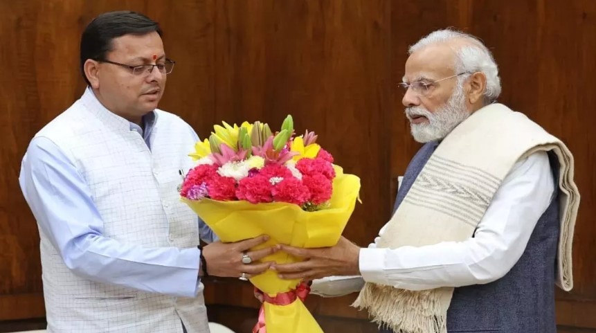 CM Dhami reached Delhi to invite PM for Investors Summit