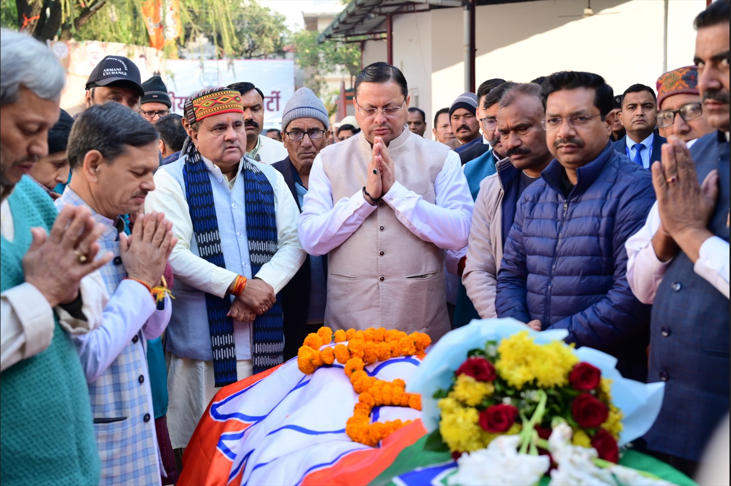 CM pays tribute to former minister Mohan Singh Rawat 'villager'
