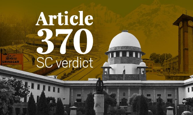 Supreme Court's decision regarding removal of Article 370 confirms Central Government's decision: CM
