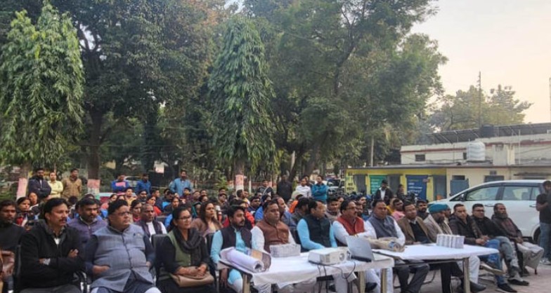 Developed India Sankalp Yatra received a warm welcome in the corporation