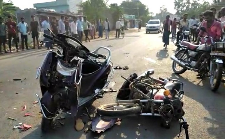 Youth dies in scooter-bike collision