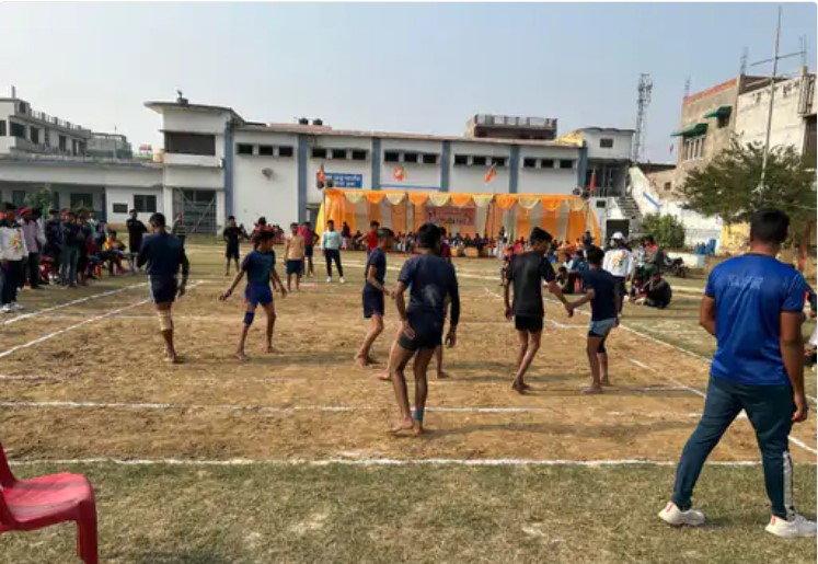 Kabaddi competition organized by BJP Kisan Morcha is in its final stage in the state.
