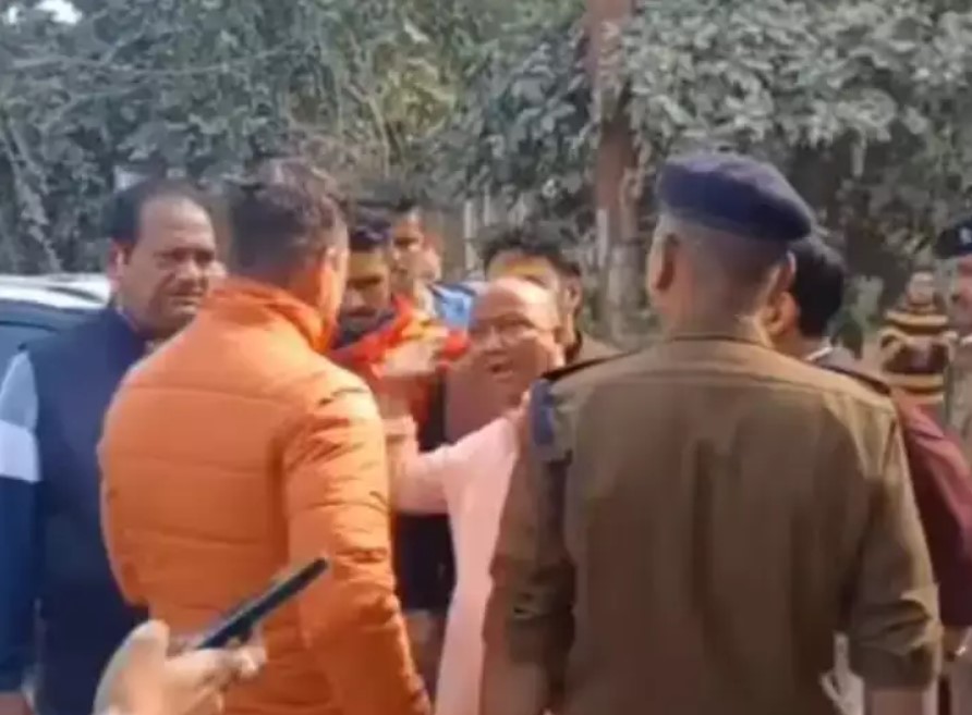 After the video went viral, Congress raised demand for resignation of BJP MLA Dalip Singh.