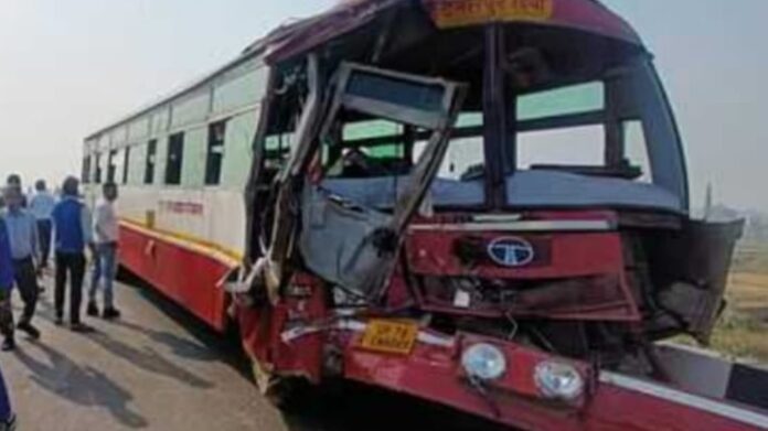 Driver dies, three passengers injured in horrific collision between truck and bus