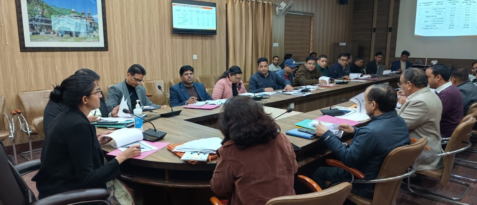 DM reviewed the financial progress of district, state, centrally funded and externally aided schemes