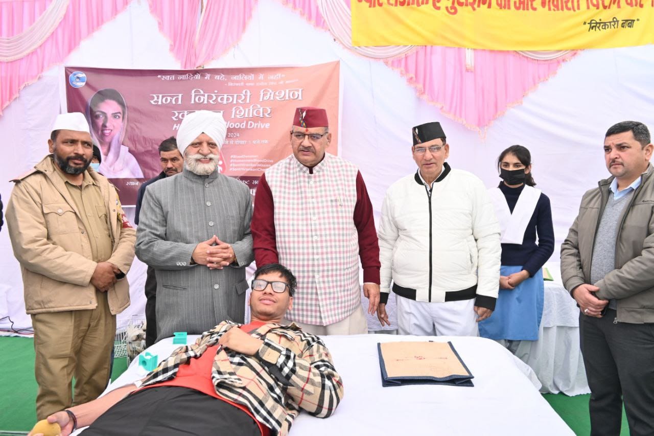 Sant Nirankari Mission organized blood donation camp