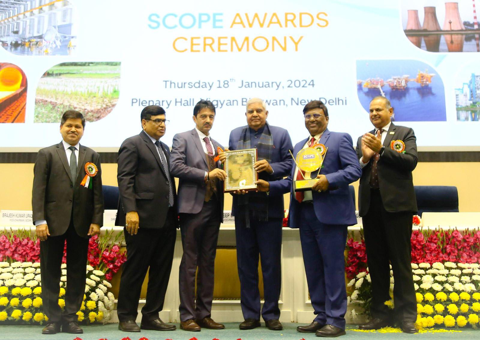 THDC India receives SCOPE Meritorious Award