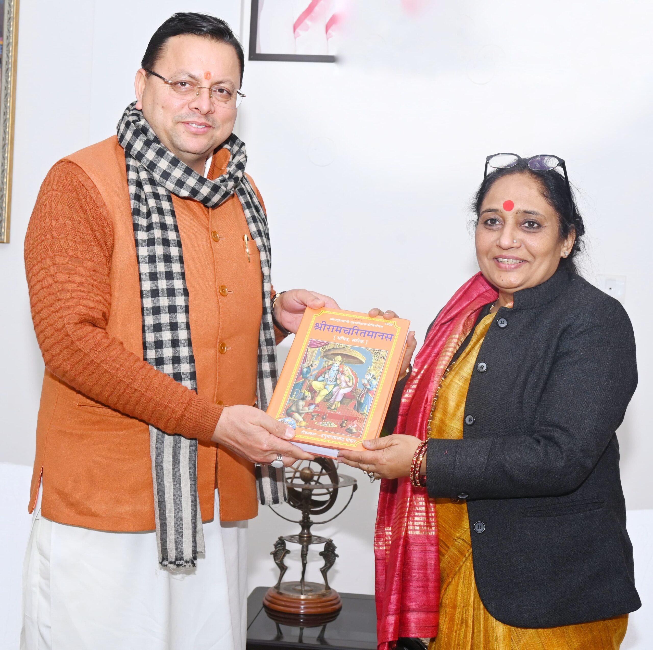 Assembly Speaker Ritu Khanduri Bhushan met Chief Minister Dhami