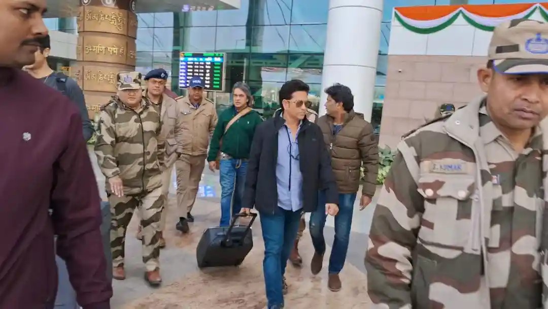 Sachin reached Mussoorie with his family to spend holidays