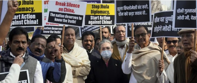 Congress's intention on the question of permission in the parade ground is sympathy and propaganda: Chauhan