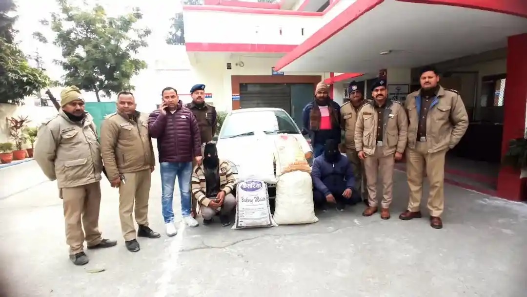 Two smugglers arrested with 56 kg ganja
