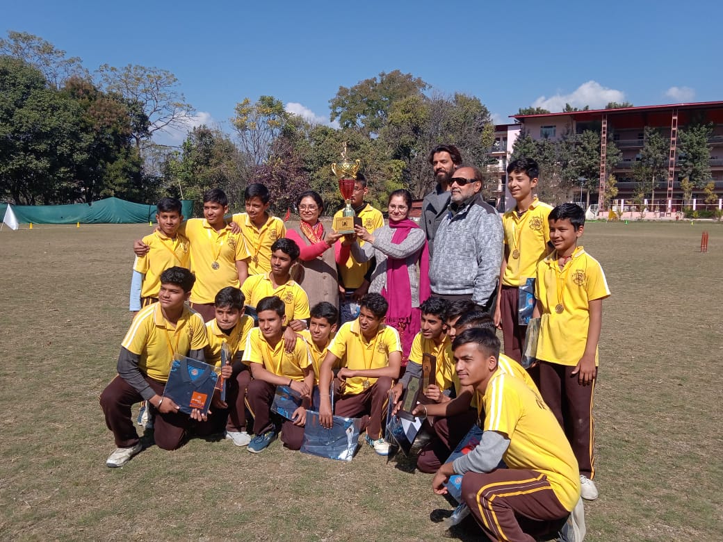 The Heritage School North Campus team won the title in the Inter School Cricket Tournament.