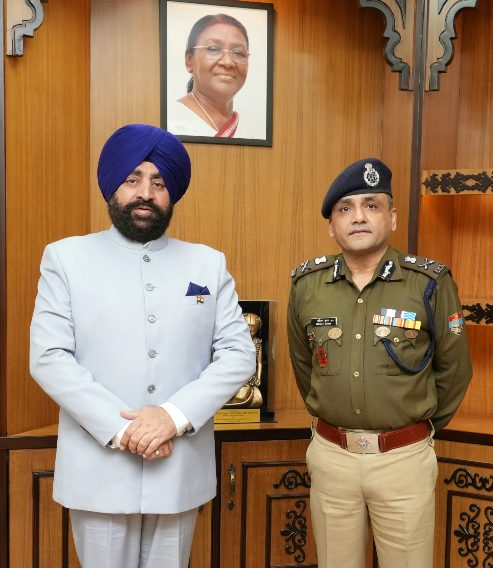 DGP met the Governor