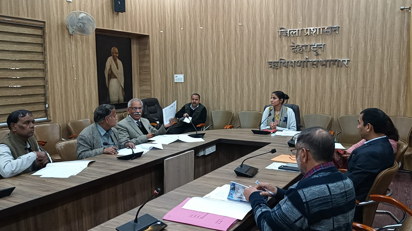 DM held a meeting with representatives of political parties regarding Lok Sabha elections