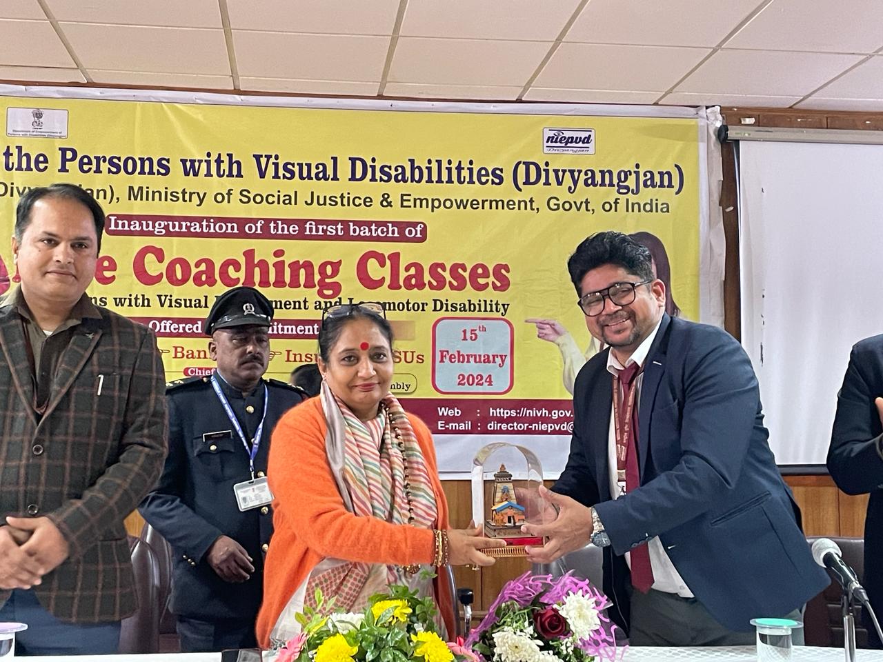 Speaker inaugurates free coaching scheme center for disabled students