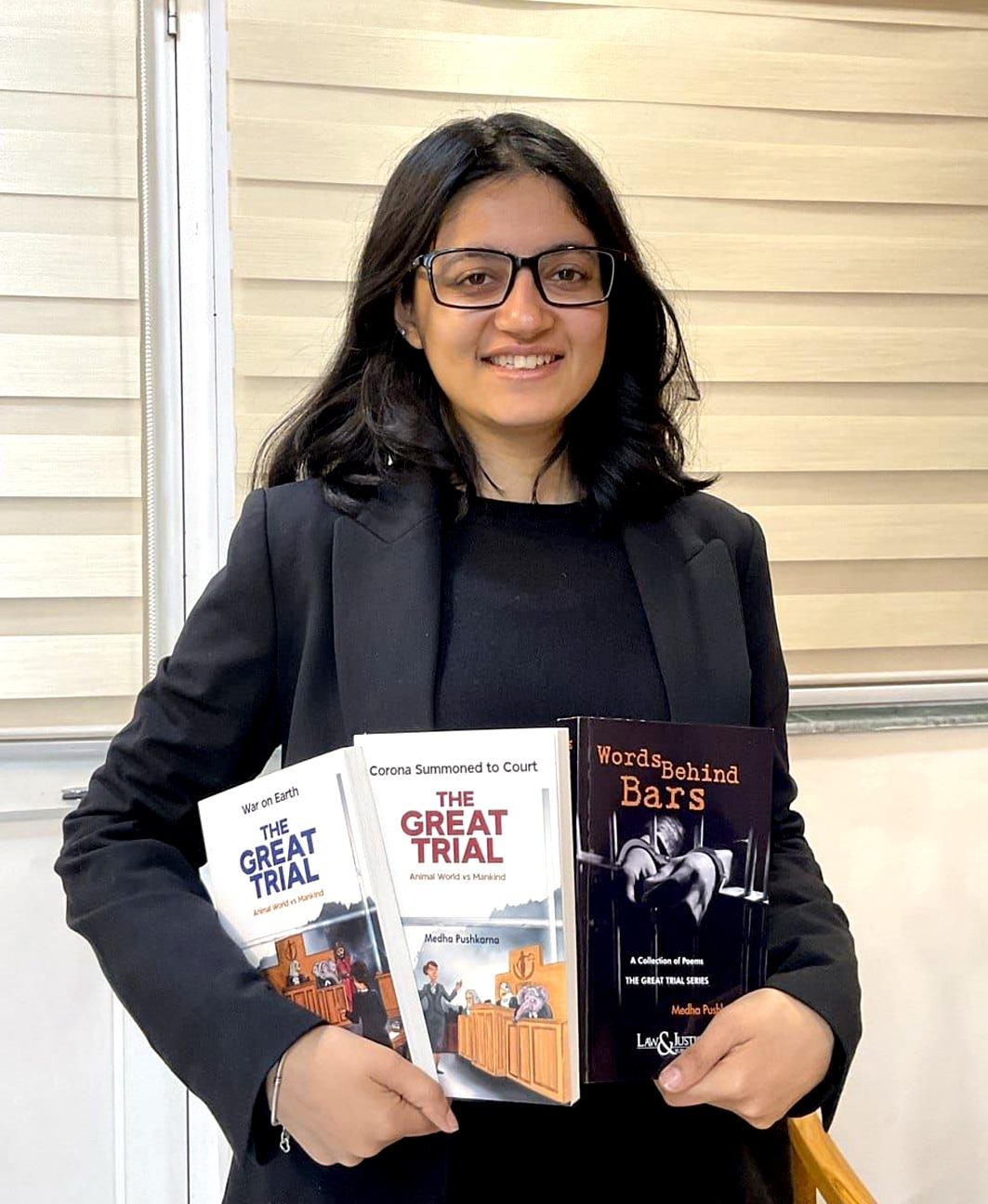 Writer Medha Pushkarna's new book "Words Behind Bars" is ready to touch emotions.