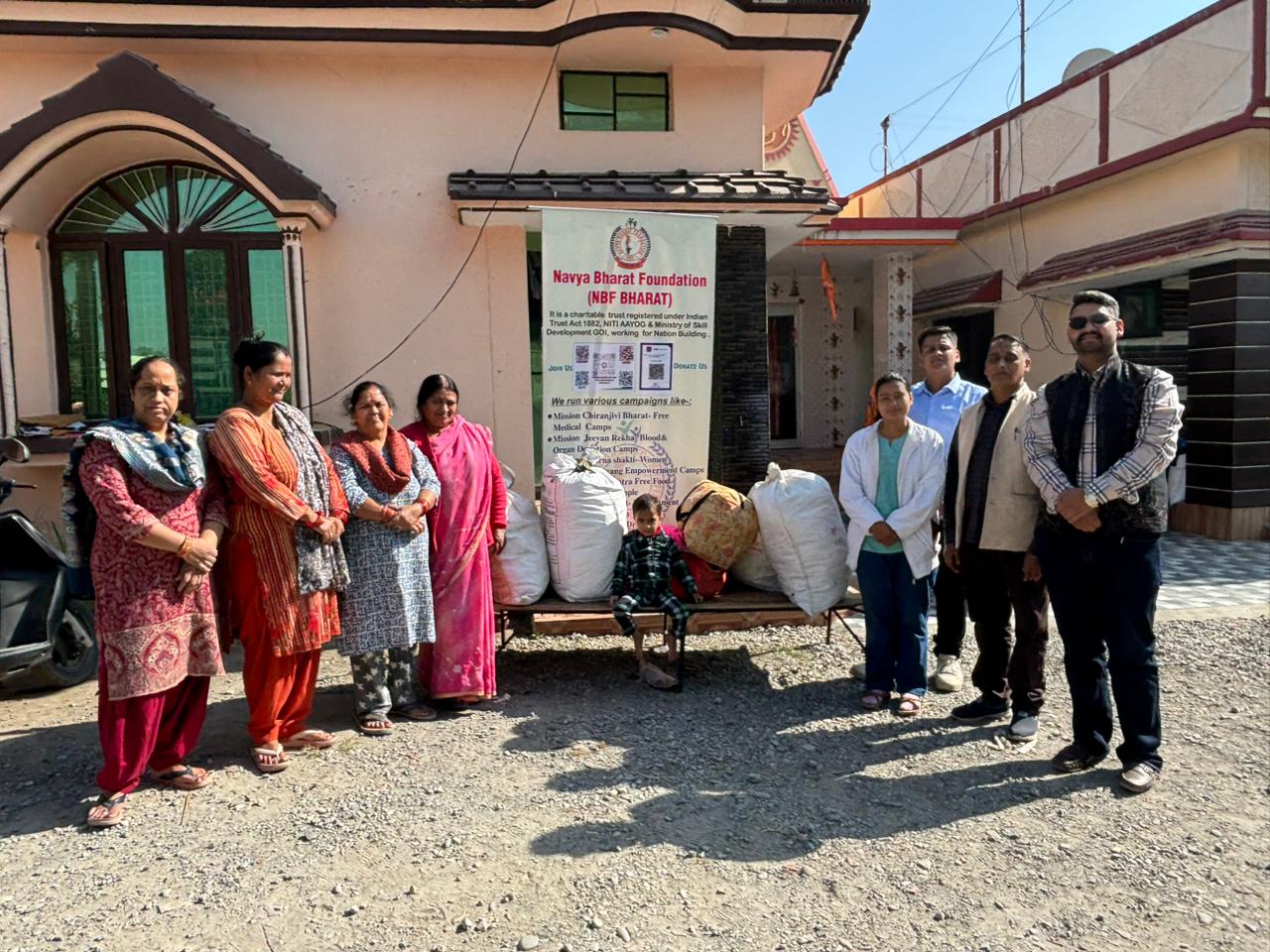 Feeling warm in the cold wave: Navya Bharat Foundation's nationwide clothing distribution campaign