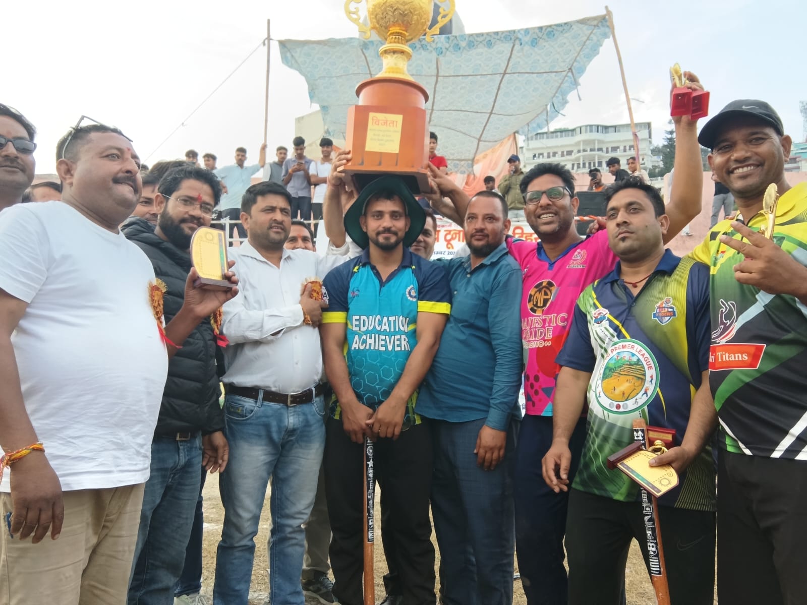 The grand final match of Mahadev Cricket Club Tournament Committee concluded.