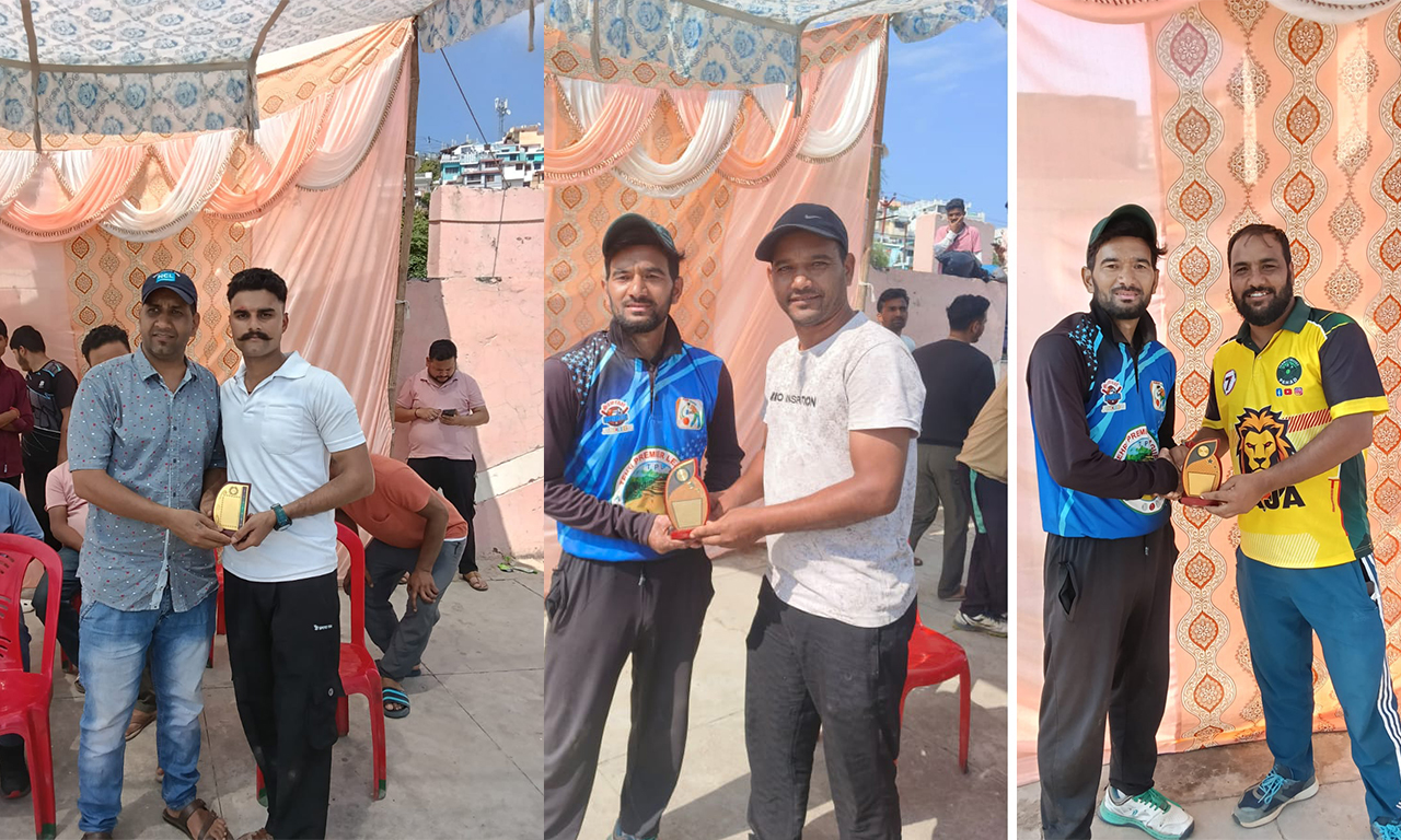 Exciting match at Mahadev Cricket Club Tehri, Khaki Warriors and Bajrang 11's spectacular victory