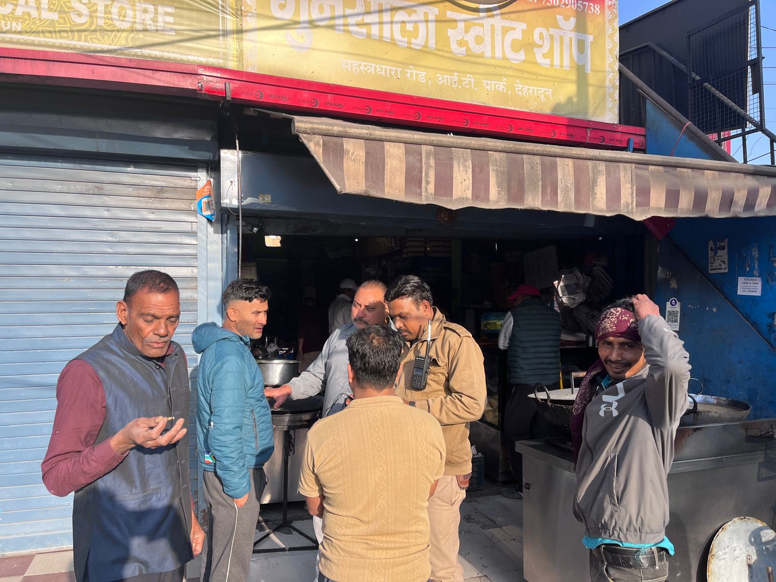 Dehradun: Theft at a sweet shop located at IT Park Chowk